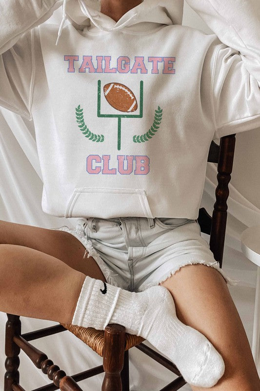 Tailgate Club Football Graphic Hoodie - Cactus Cowgirl
