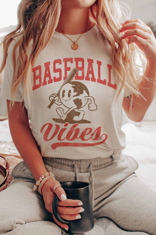 Baseball Vibes Graphic T - Cactus Cowgirl